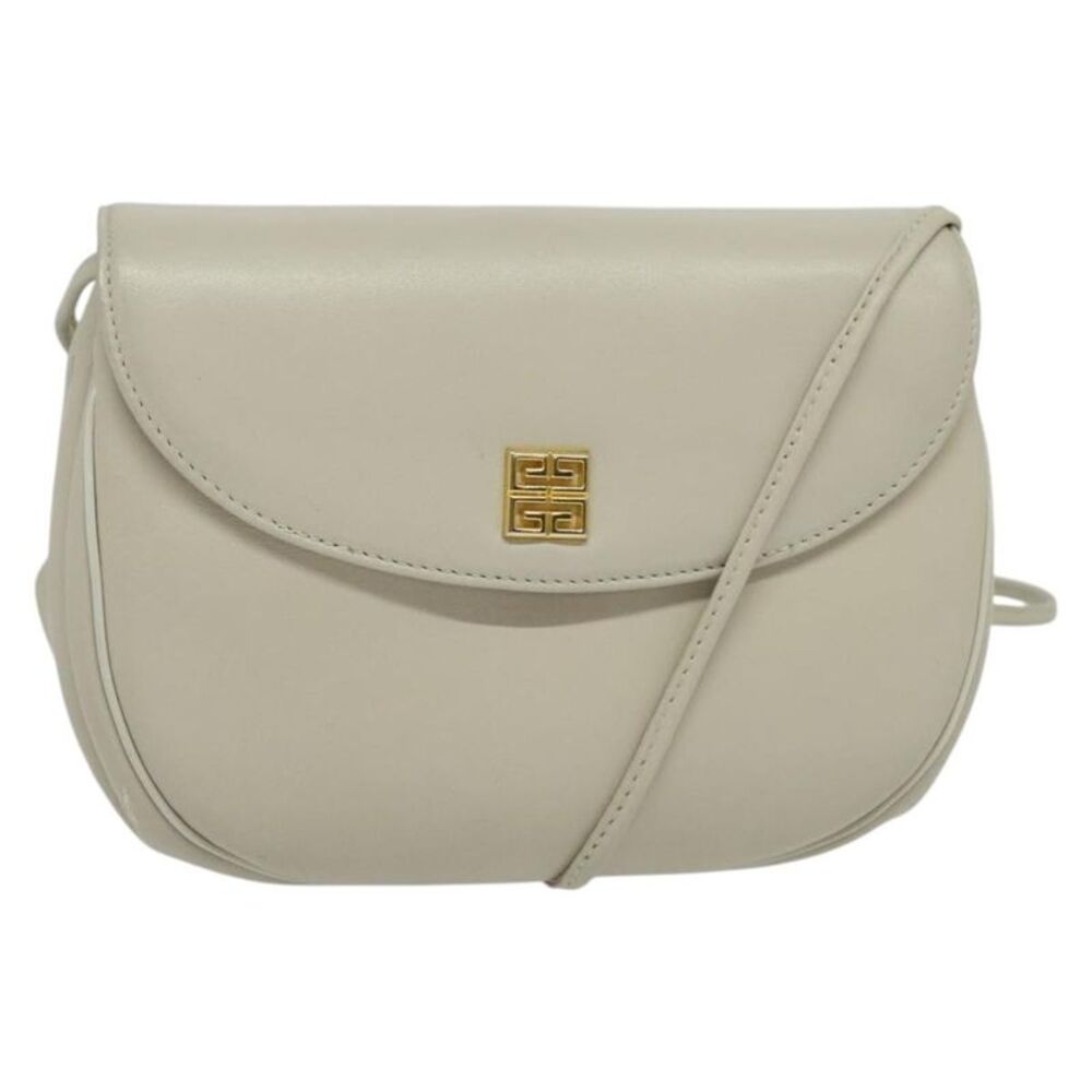 Givenchy 4G Shoulder Bag Leather White Leather Bag